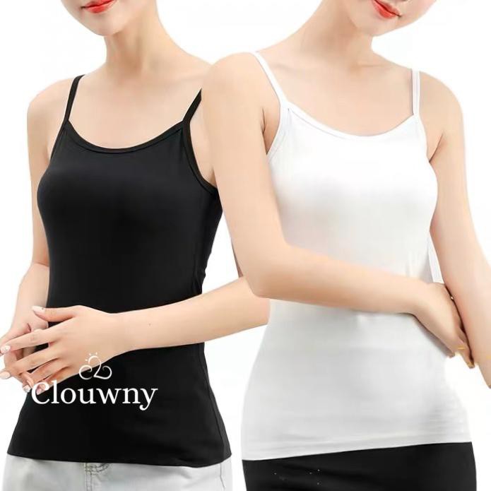 CLOUWNY - Tanktop Bra - Ada Cup Busa Wanita Allsize Kecil Sampai Jumbo-1