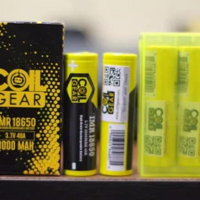 BATERAI COIL GEAR VAPORIZER AUTHENTIC 3000MAH 40AMPERE
