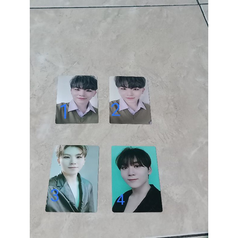 SVT Woozi- Seungkwan Photocard An Ode /BEGIN/ THE POET/THE REAL
