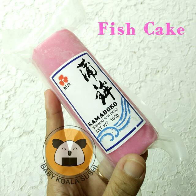 KAMABOKO PINK Fish Cake 160 g │Tempura Ikan Surimi Import Topping Ramen Seperti Narutomaki