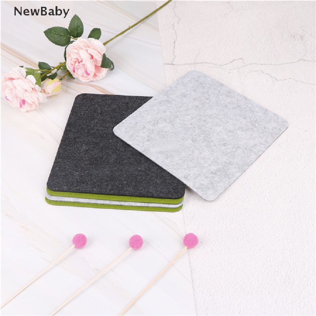 1pc mouse pad Tebal Bahan felt Untuk Meja Komputer Kantor