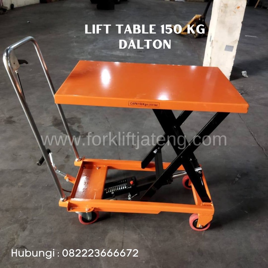 SCISSOR LIFT TABLE 500 KG DALTON / SCISSOR LIFT TABLE MURAH SEMARANG / LIFT TABLE WTF -A500 DALTON
