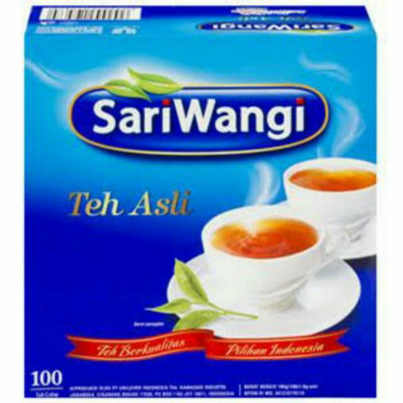 

SARIWANGI Teh Celup isi 100 kantong x 1.85 gr