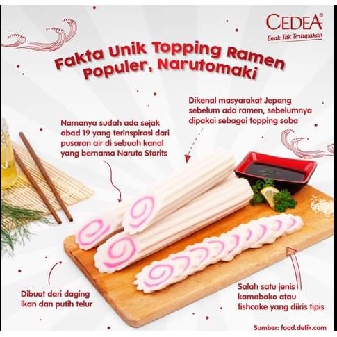 

Cedea Narutomaki 160 gram (ecer)