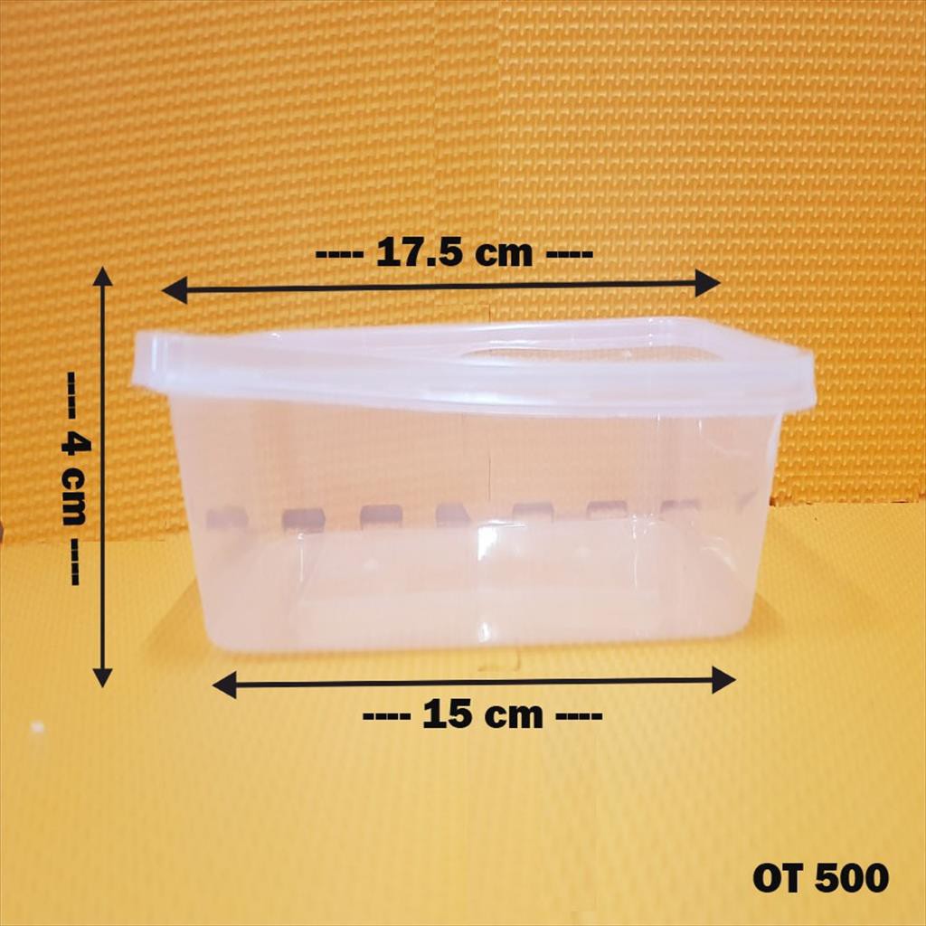 BISA RETUR! (25pcs) Thinwall 500ML / KOTAK MAKAN PLASTIK / Food container OT500 OTIPACK THINWALL