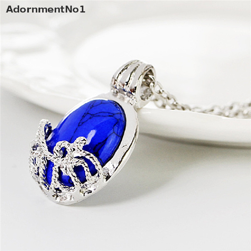 (AdornmentNo1) Kalung Rantai Lapis Lazuli Katherine Anti Sinar Matahari Untuk Wanita