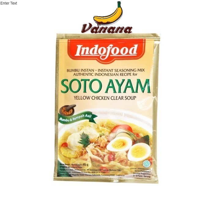 

Indofood Soto Ayam 50gr Bumbu Masak Instant