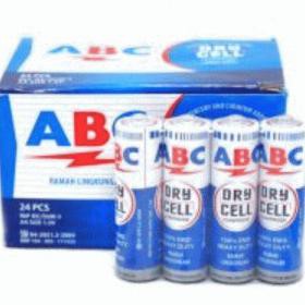 Baterai ABC 1 dus 24 pcs Tipe AA Type 1.5V 1.5 V Batre Battery Jam sincer02 Kualitas Baik