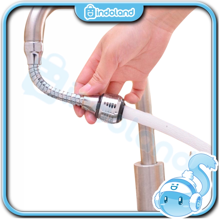 ☀INDOLAND☀ R137 Sambungan Keran Air Selang Fleksibel 360 Rotate Extender Faucet Aerator Impor Murah