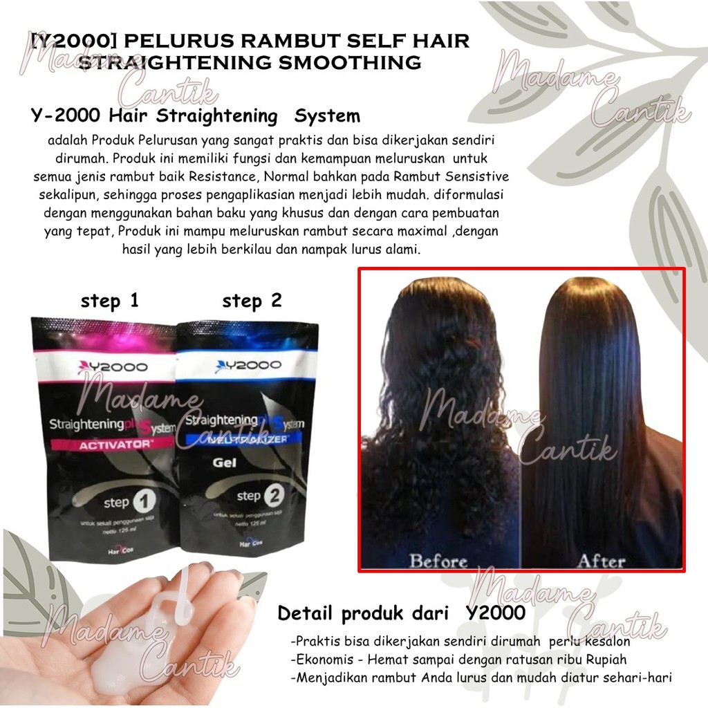 ✿ MADAME ✿ DIO SYS Y2000 PELURUS RAMBUT - SELF HAIR STRAIGHTENING SMOOTHING BPOM