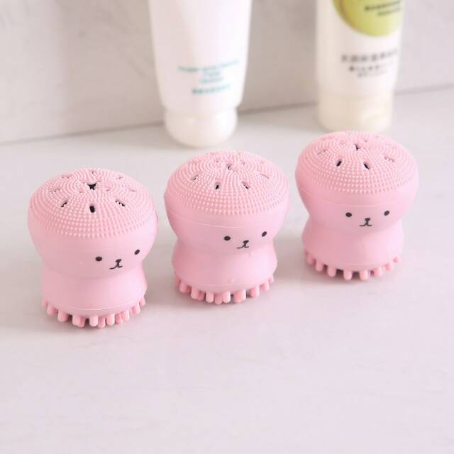 ❤GTB❤ Alat Pembersih Wajah Silikon Gurita /Foamer Facial Cleanser Gurita Multifungsi Murah R519