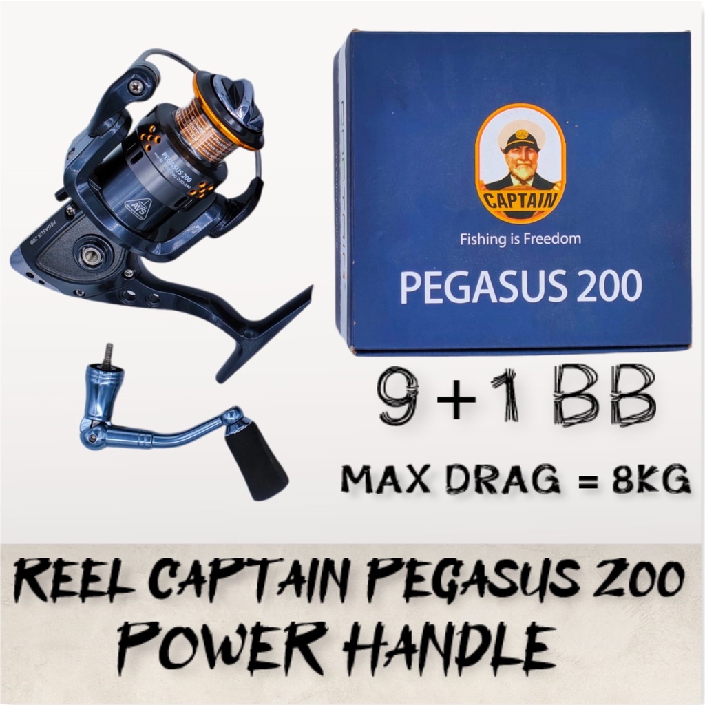 Reel CAPTAIN PEGASUS 200 (POWER HANDLE)