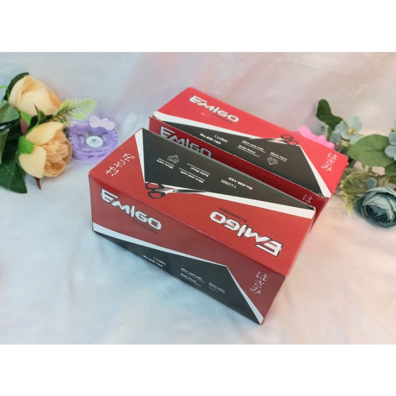 

HJK Gunting Sedang Scissors Emigo Em 165 Grosir Isi 6Pcs