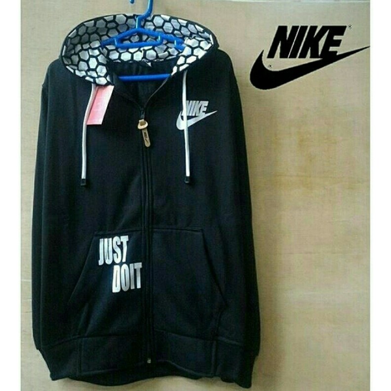 Promo Jaket Nike premium women hitam S-S3-156
