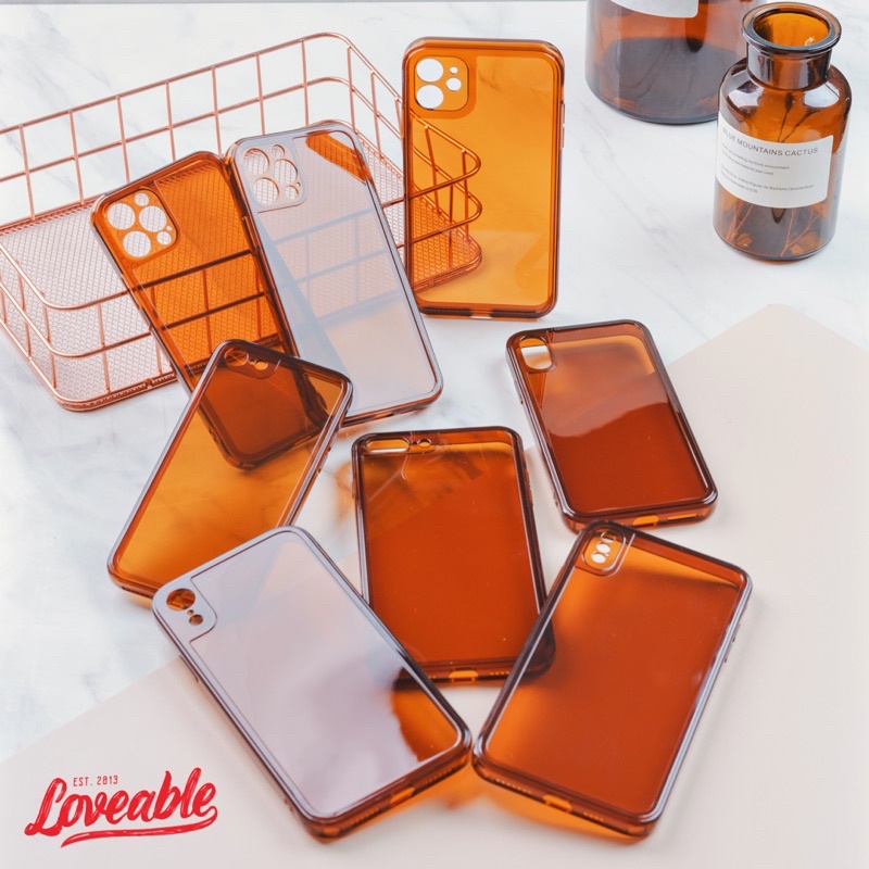 Amber case antiknock anticrack square plating iphone 7 8 plus x xs max xr 11 12 pro max look a like