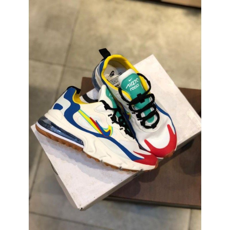 all white nike air max 270 react