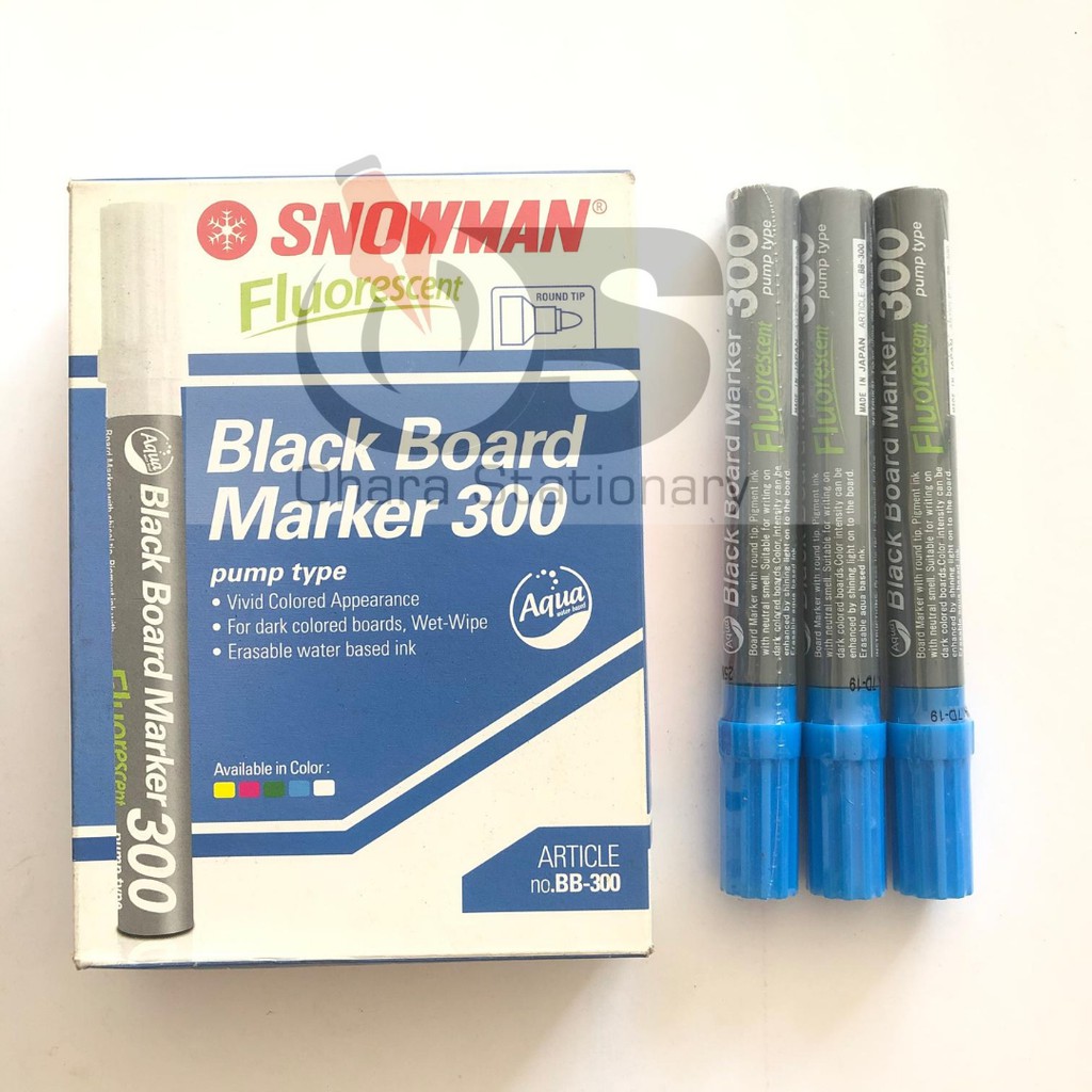 SNOWMAN Blackboard Marker BB-300 ORI Flourescent