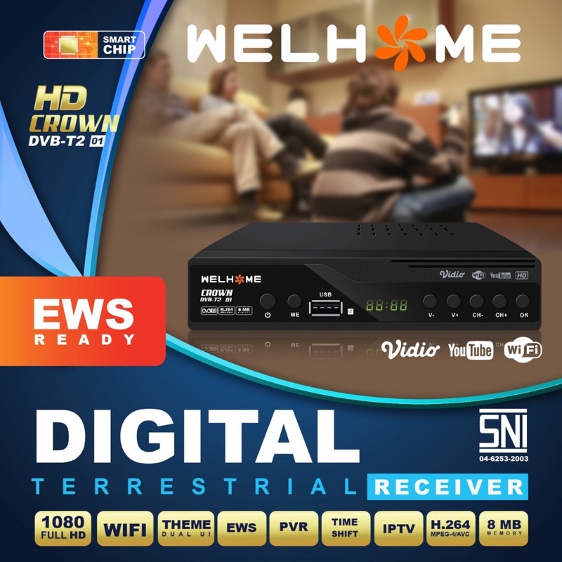 Set Top Box DVB T2- 02 Welhome