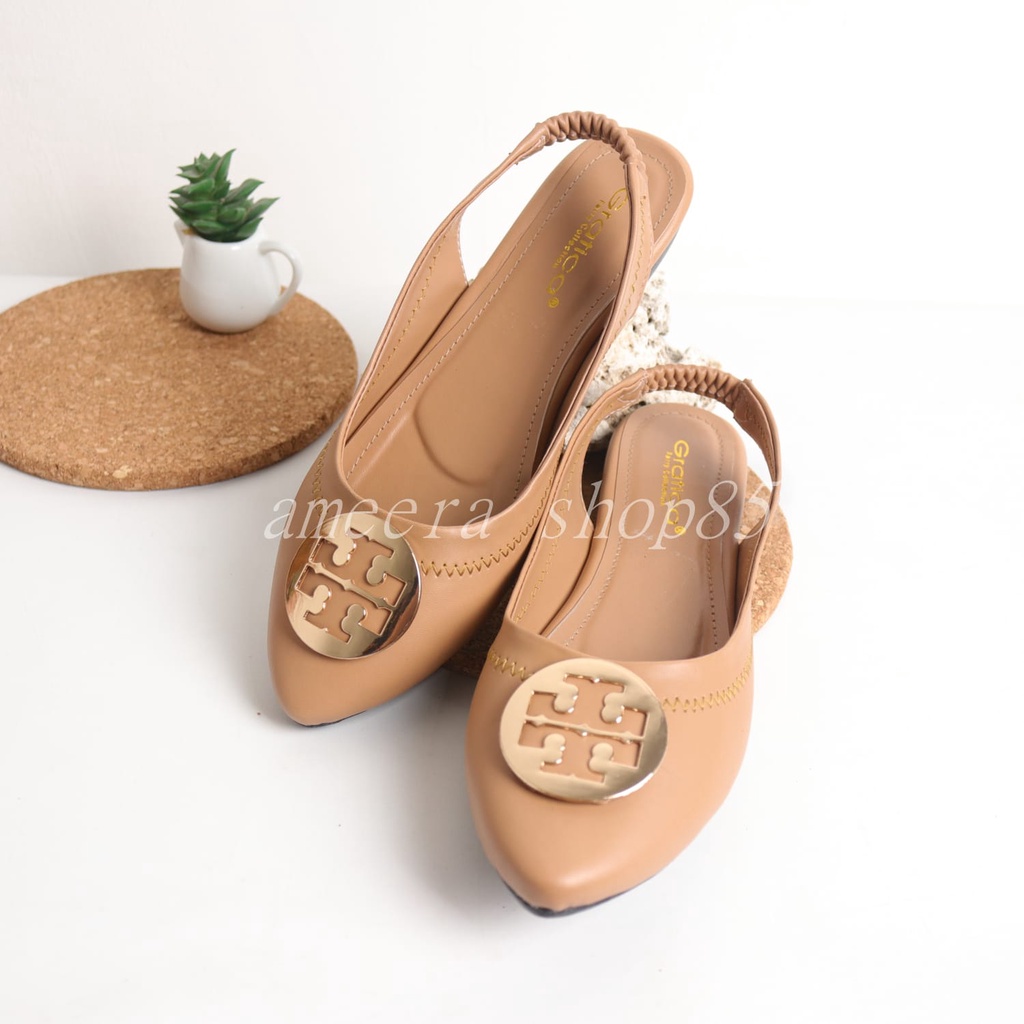 Sepatu wanita Flatshoes import tali belakang NEW GRATICA - MA049