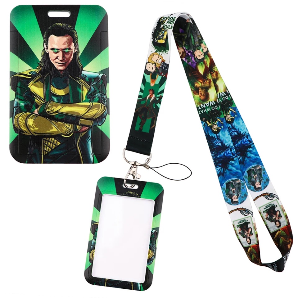

Everything Goods - BH000053 Loki Badge Holder ID Card Holder Name Tag Lucu