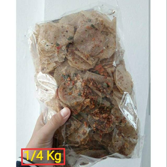 

Keripik Kaca/ Keripik Beling/ Beledag/ Pakset ukuran 1/4 Kg