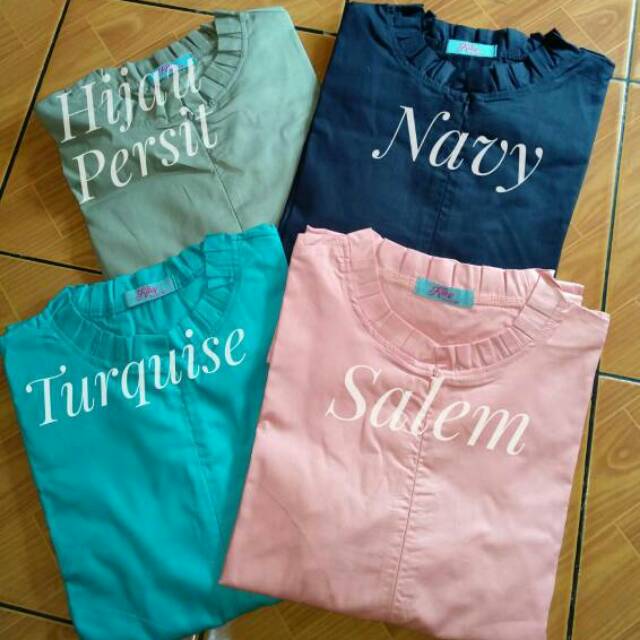 Gamis katun jepang ori original polos