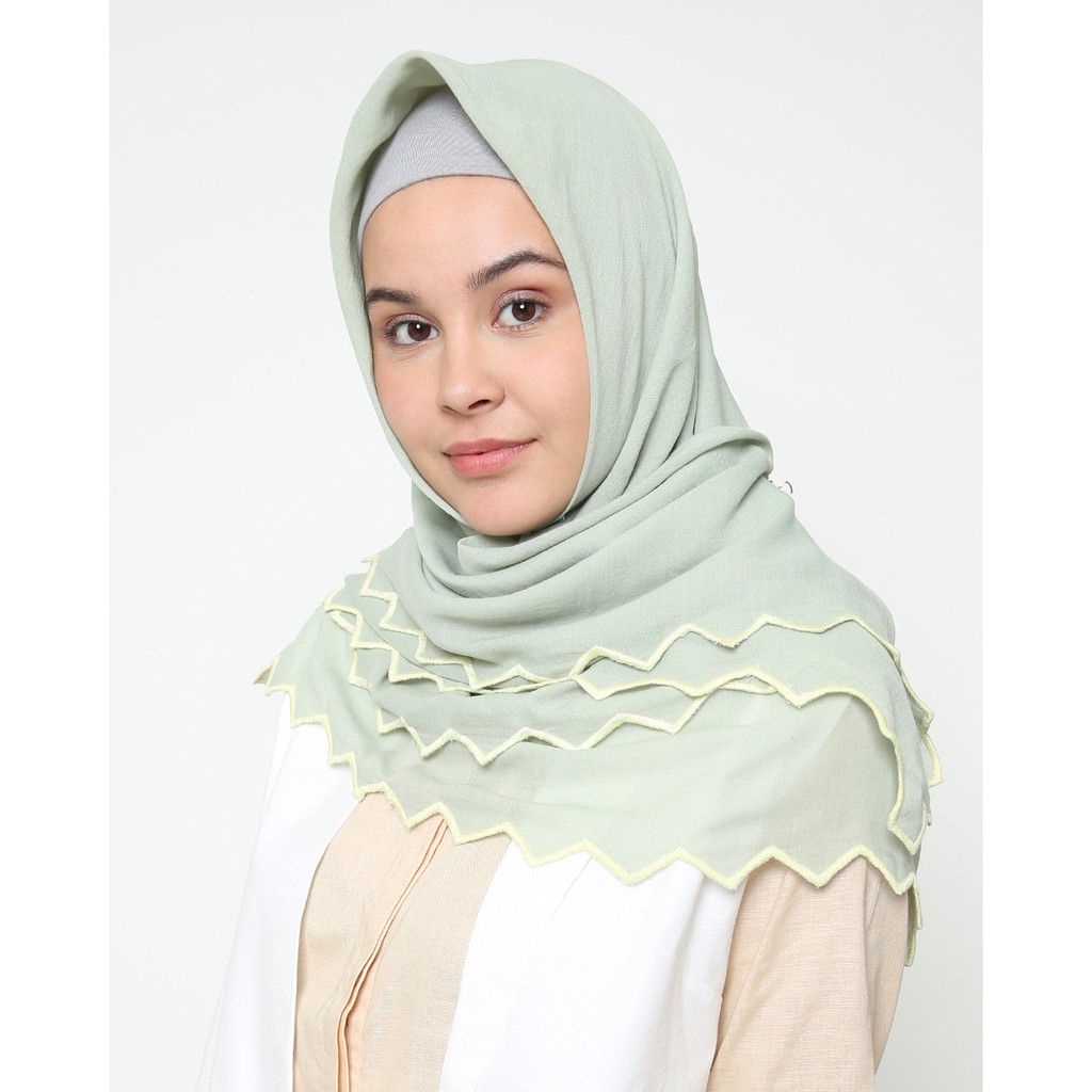 PRISM SCARF MINT GREEN - RUMAH AYU X JEFFRY TAN