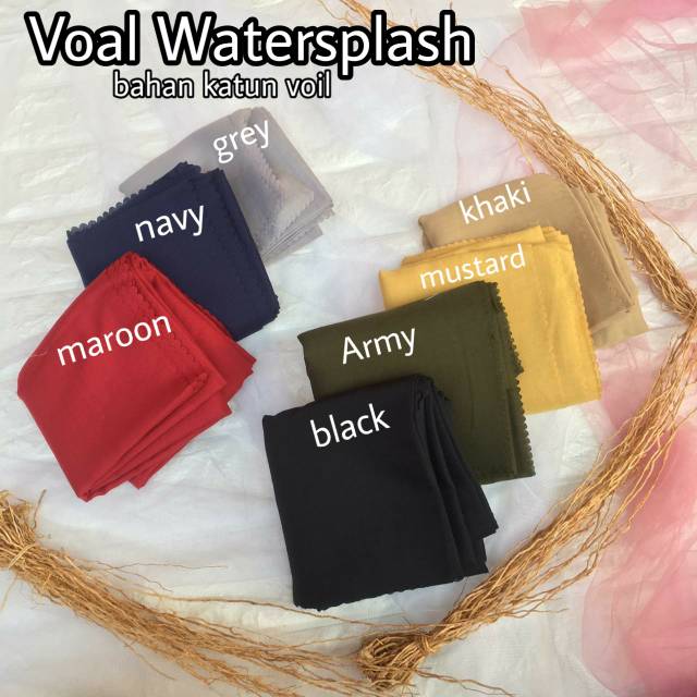 [BISA COD] TERMURAH SEGIEMPAT VOAL WATERSPLASH / WATERPROOF / BELLA ANTI AIR