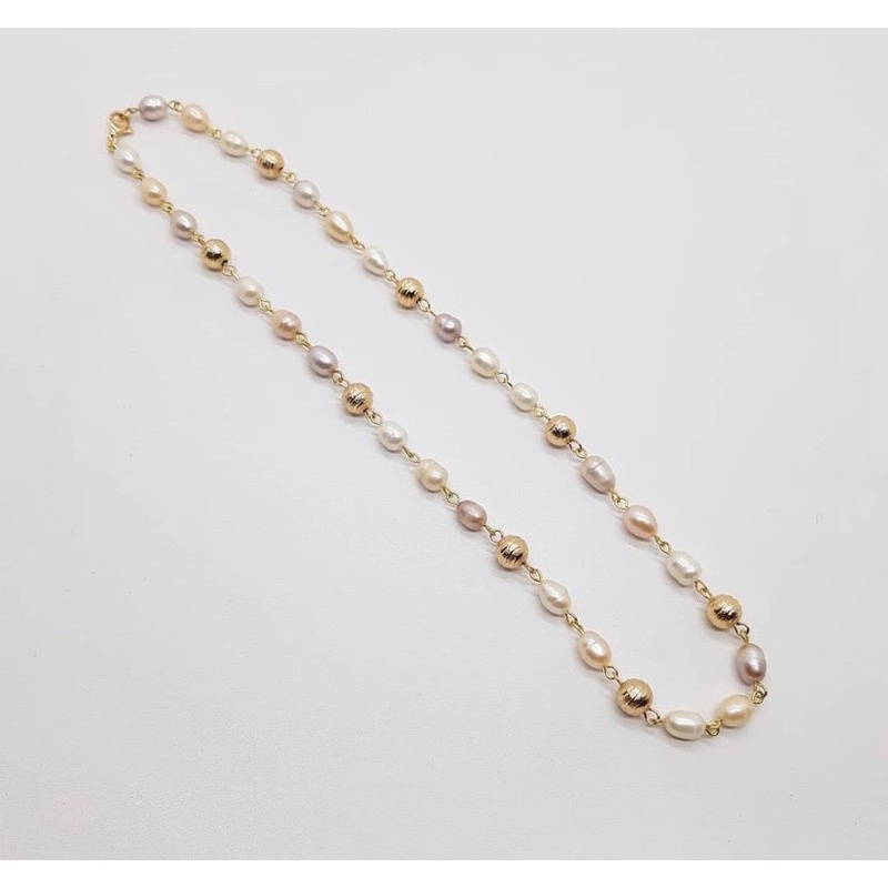Kalung mutiara lombok asli || kalung wanita || perhiasan wanita || aksesoris mutiara.