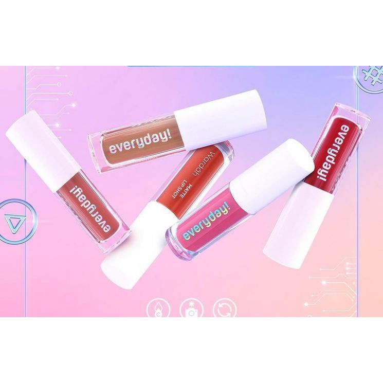 ✿ MADAME ✿WARDAH EVERYDAY MATTE LIP SHOT - LIP CREAM LIP TINT BPOM ORIGINAL