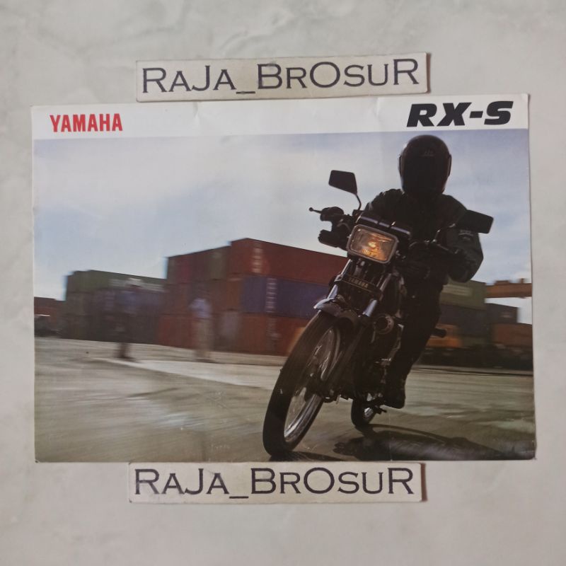Poster brosur katalog flyer jadul lawas Yamaha RXS RX S/RX Special 5speed 2tak 2T 1993