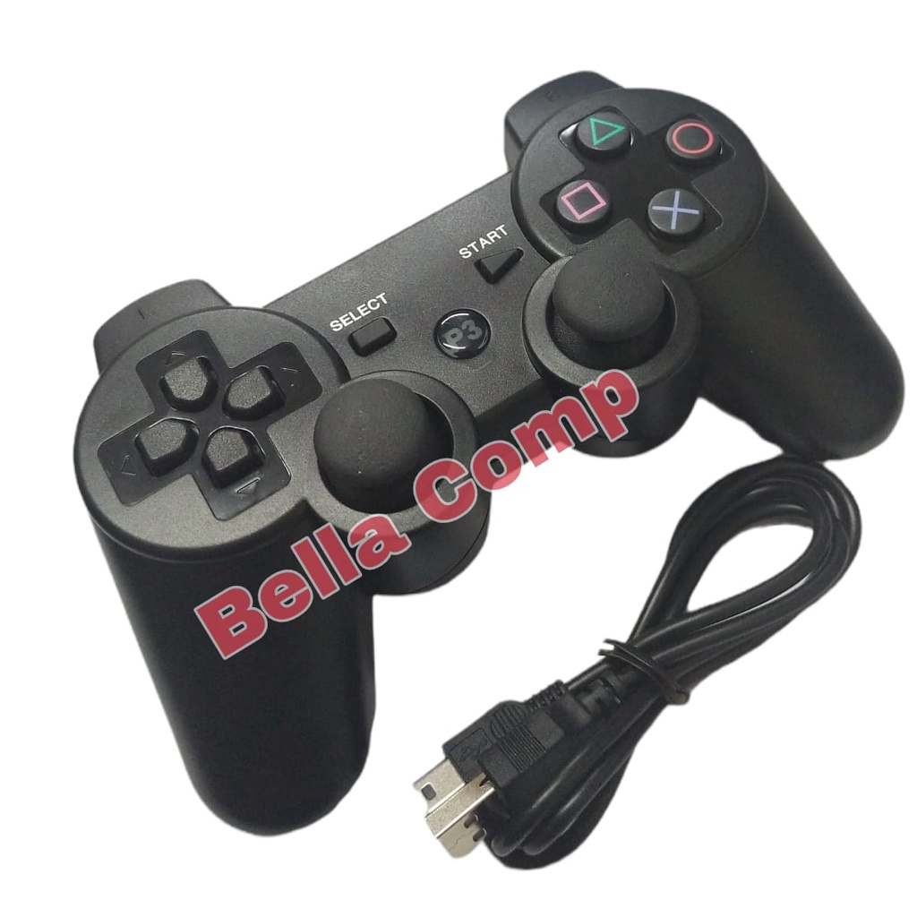 Stik Stick PS3 ORI Pabrik Bluetooth,Wireless + Kabel USB Charging/Wireless Gamepad Controller Dualshock PS3 - L800