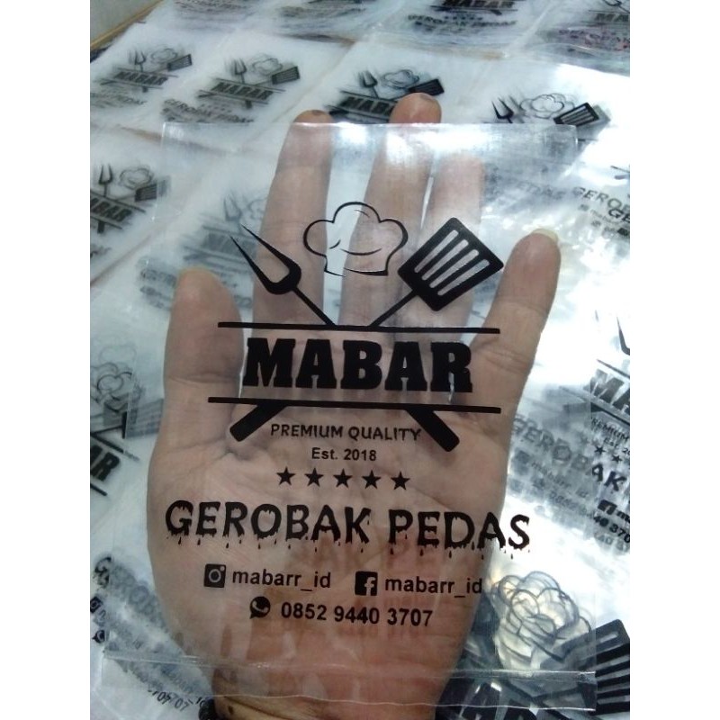 Plastik Sablon custom kemasan cemilan