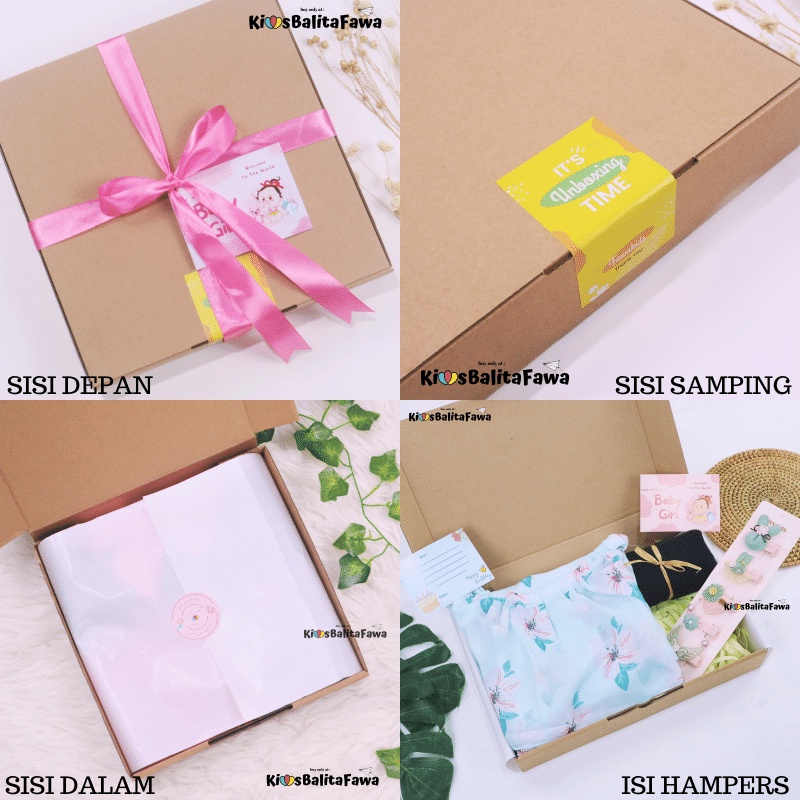 [PARTY] Hampers Ulang Tahun uk 2 - 7 Tahun / Anak Perempuan Hadiah Kado Set Branded Kualitas Import Dress style korea Babycinnamon