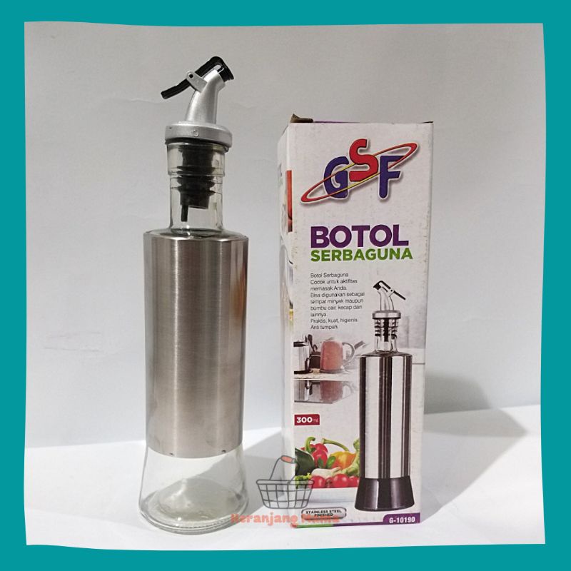Botol Kaca Serbaguna / Botol Minyak Kecap Kaca / Botol Serbaguna GSF