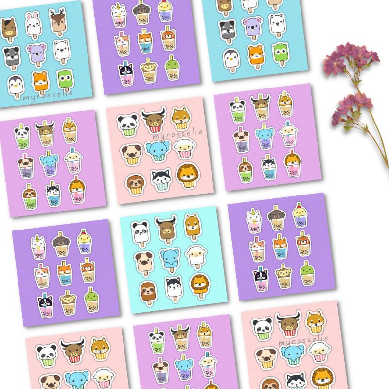 

STIKER AESTHETIC KARAKTER LUCU ICE CREAM STIKER CUPCAKE KAWAI