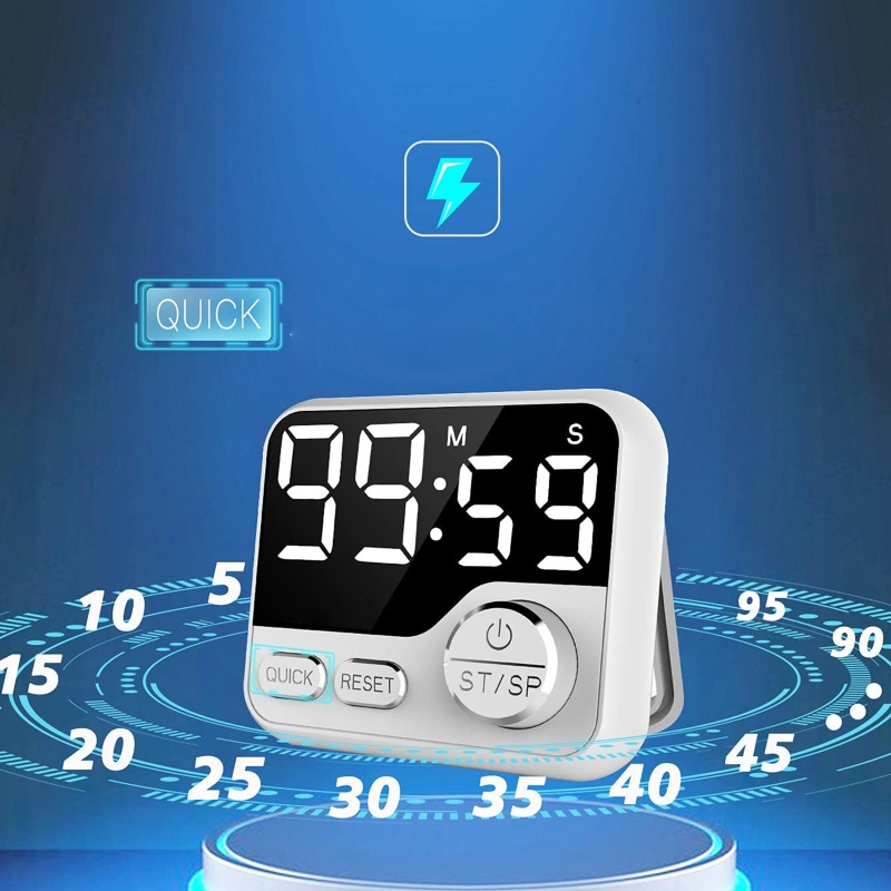 Timer Digital LED Magnetik Hitung Mundur Untuk Memasak