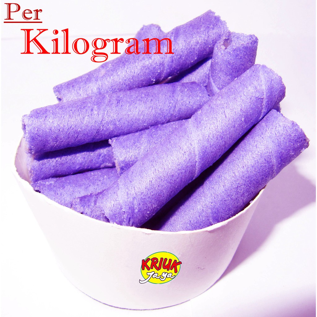 

Wafer Stick Cream - Stik Wafer Mini Rasa BLUEBERRY ( 1 Kg )