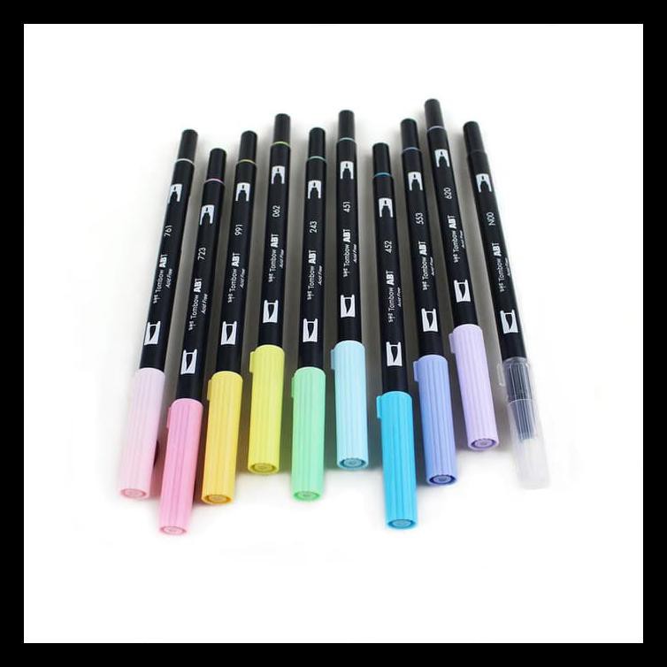 

Tombow Abt Dual Brush Pen 10Pc Set Pastel Palette Terlengkap