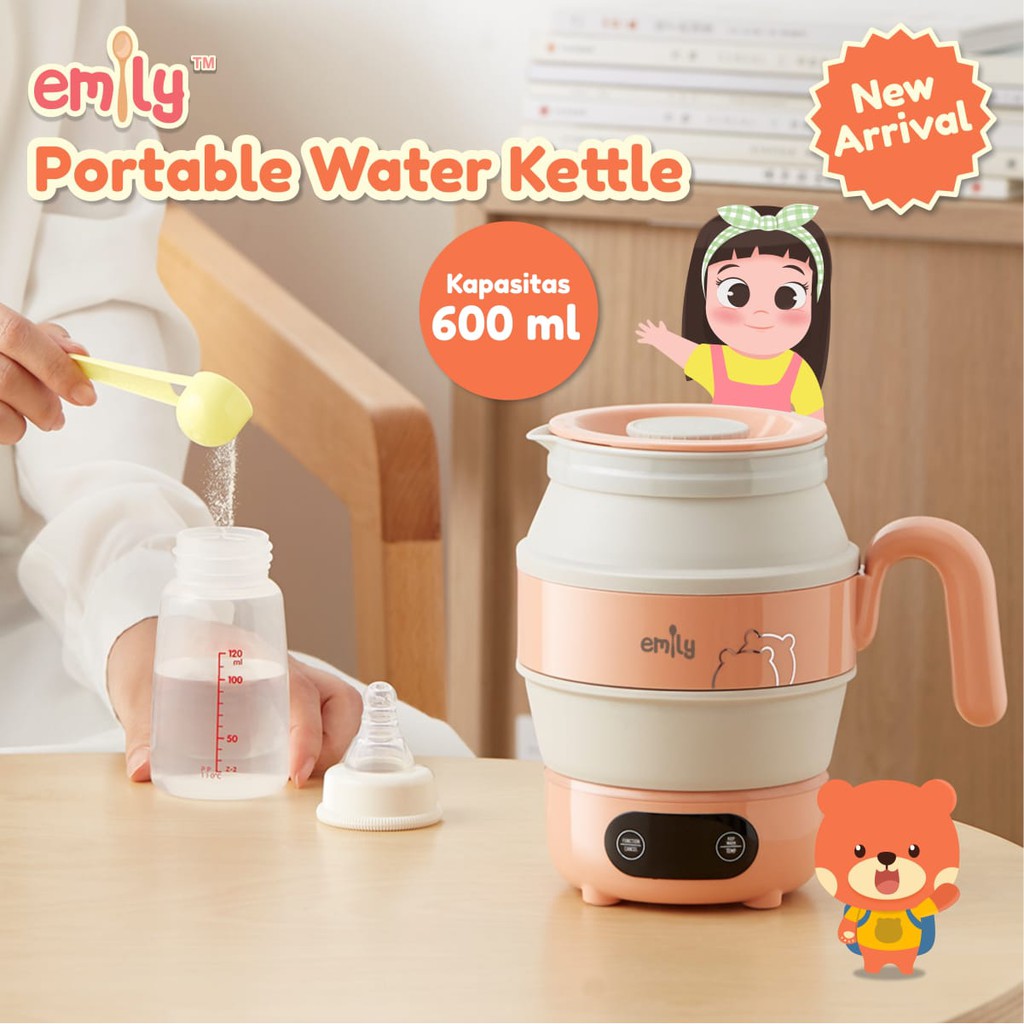 Emily Portable Water Kettle / Kettle Air / Teko Air Panas