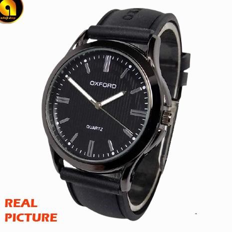 Bagus Banget.. Jam Tangan CLASSIC Pria  Anti Air Original Hitam Analog Simple Keren Tipis Tali Karet