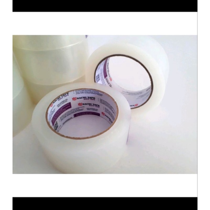 

Lakban Nachi Bening 2" OPP Tape Solatip 48 mm 100 yard 2 inch Ori