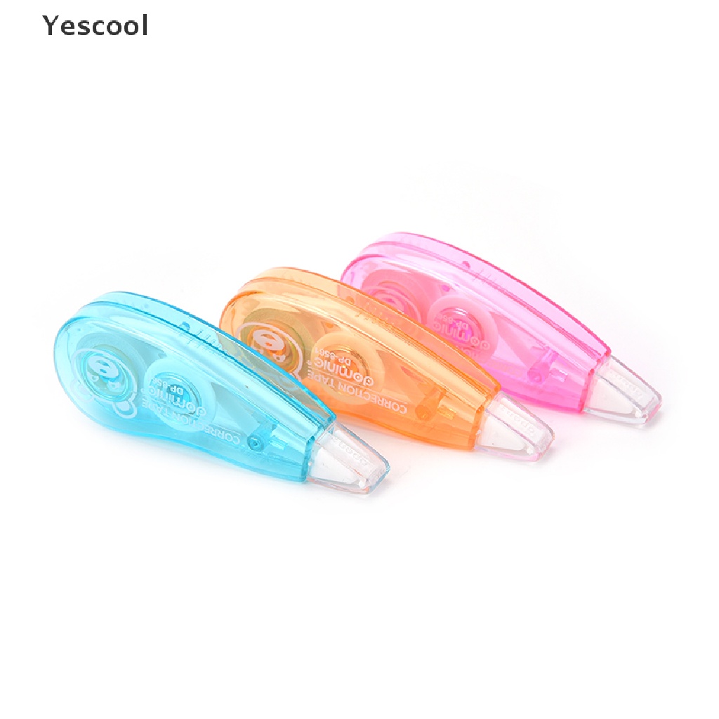 Yes 1pc Correction Tape Kertas Roller Motif Kartun Lucu Imut Multi Warna Untuk Perlengkapan Kantorsekolah