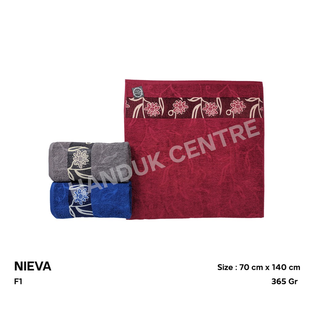 [ Handuk Centre ] Handuk Mandi Dewasa 70x140cm Nieva by Dixon || F1