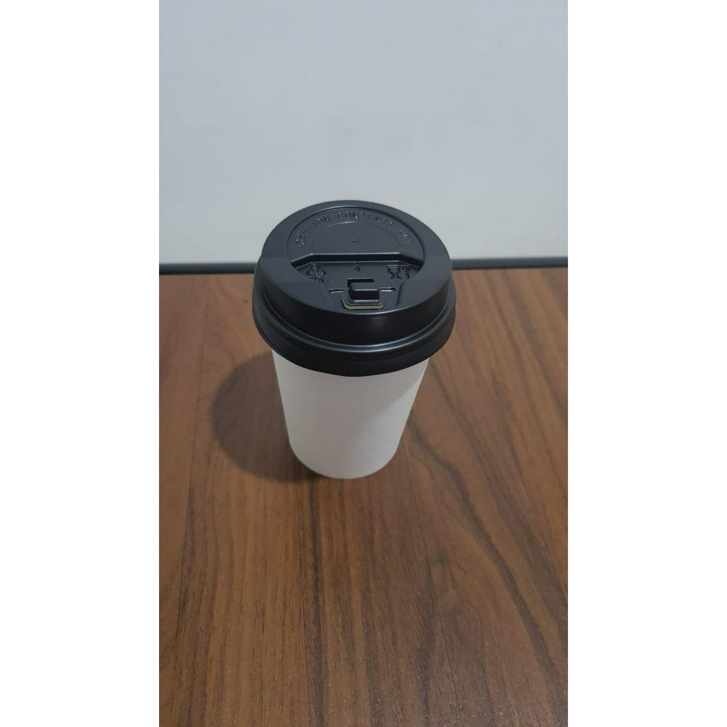 Tutup Paper Cup 8 Oz / Hot Lid Paper Cup 8 Oz Murah (ISI 50 PCS)