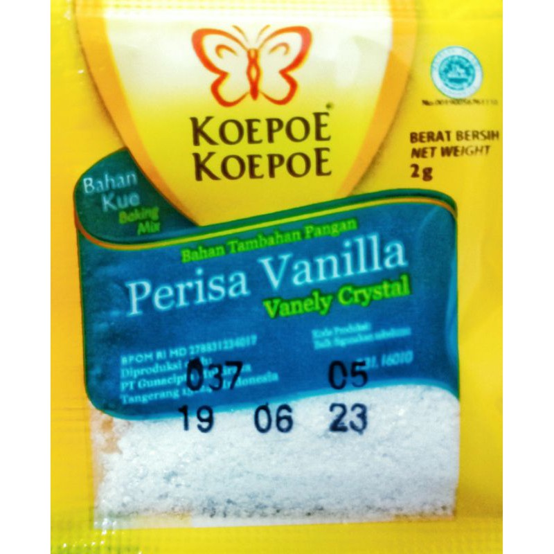 Perisa Vanilla Koepoe Koepoe Sachet 2gr