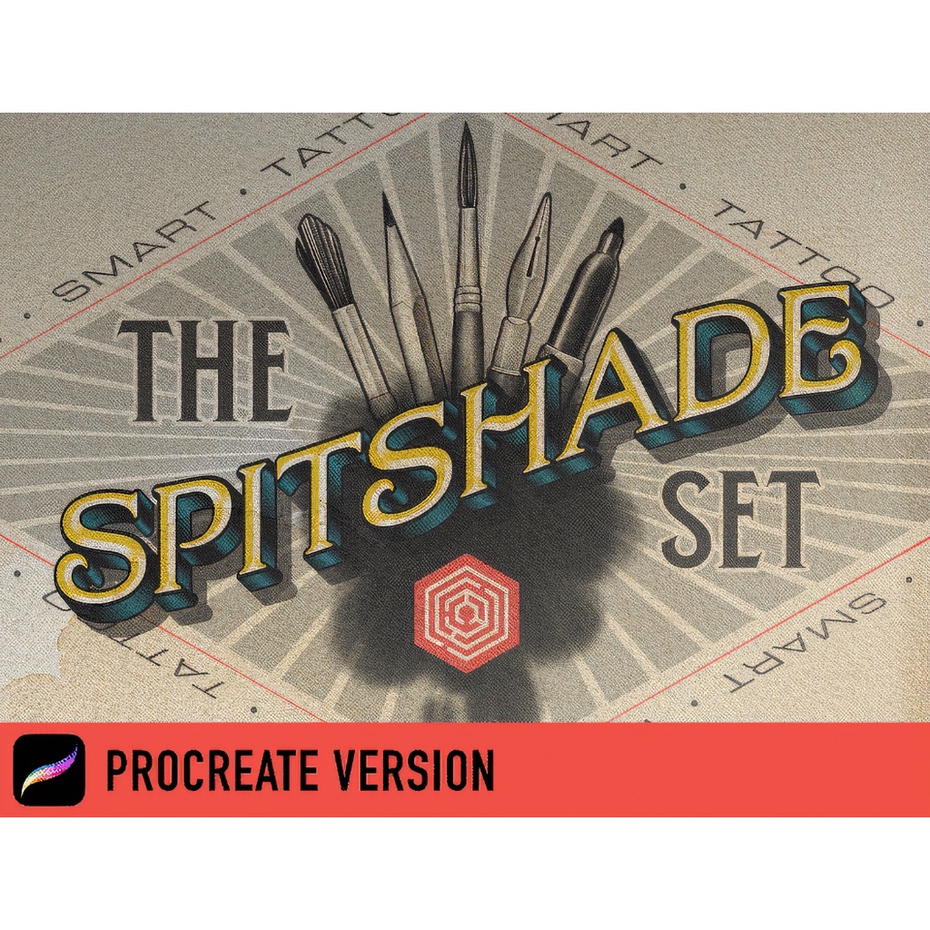 Procreate Brush - The Spitshade Set