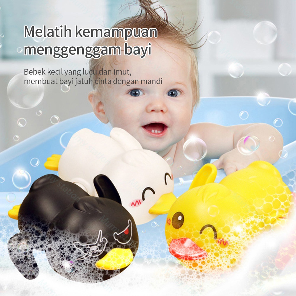 Mumystation Mainan mandi bayi Jarum Jam Mainan Renang Bebek