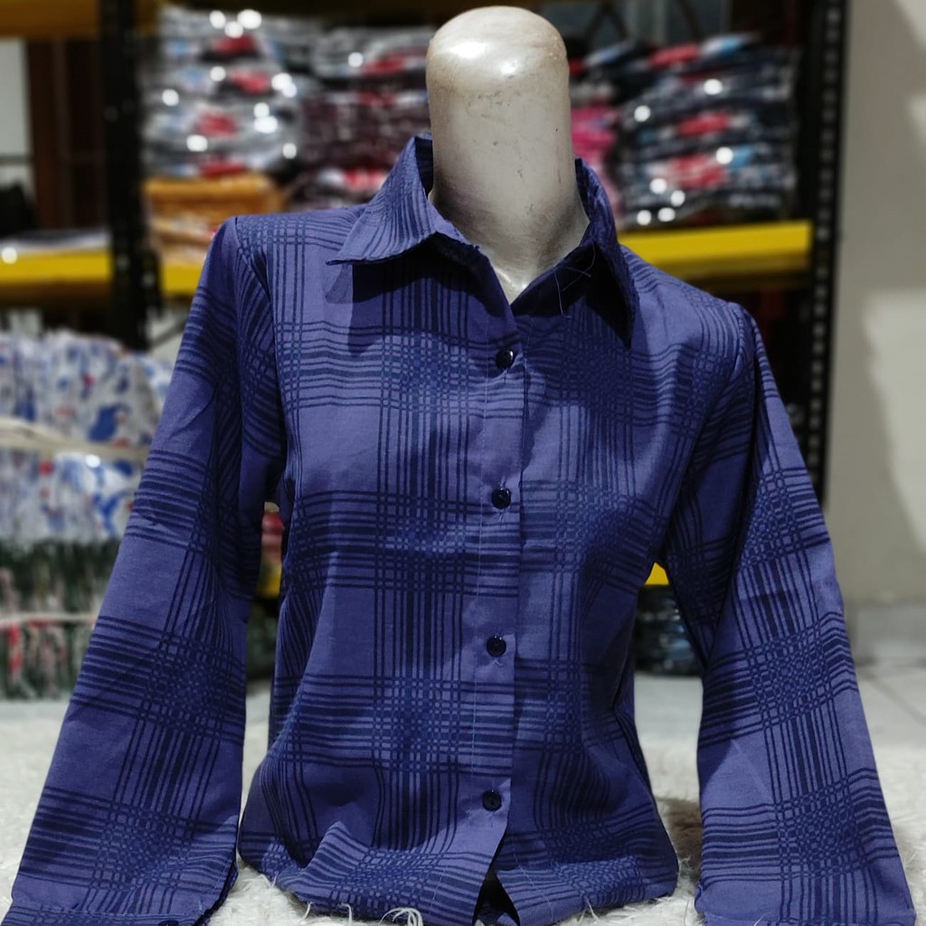 GSC - KEMEJA WANITA GUILEN-Navy