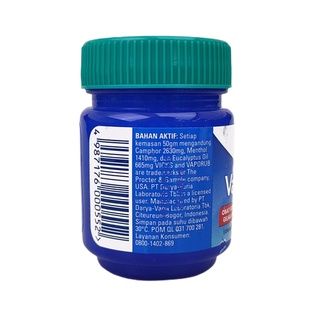 VICKS VAPORUB 50 GR - MELEGAKAN PERNAFASAN